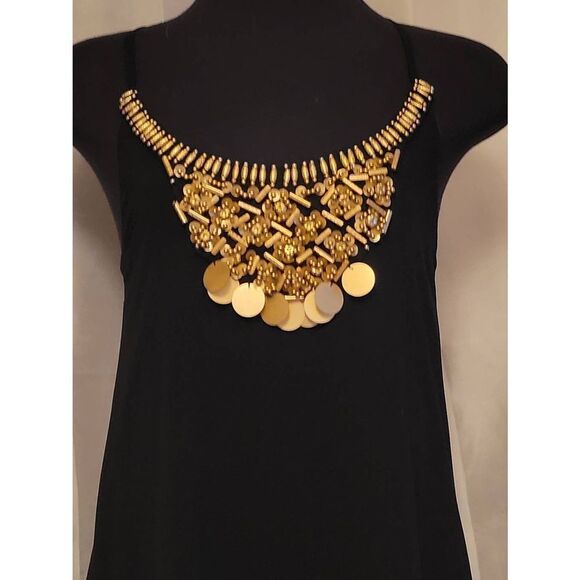 * * BOOHOO TWENTY Four Seven Fashion Bohemian beaded high low dress - Picture 7 of 10